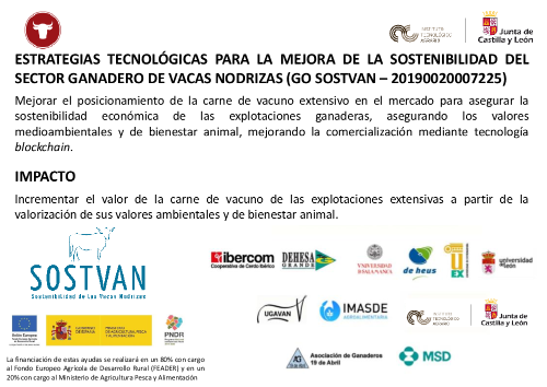ESTRATEGIAS TECNOLÓGICAS PARA LA MEJORA DE LA SOSTENIBILIDAD DEL SECTOR GANADERO DE VACAS NODRIZAS (GOSOSTVAN-20190020007225)